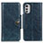 Custodia Portafoglio In Pelle Cover con Supporto M04L per Motorola Moto E32 Blu