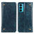 Custodia Portafoglio In Pelle Cover con Supporto M04L per Motorola Moto Edge 20 5G Blu