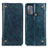 Custodia Portafoglio In Pelle Cover con Supporto M04L per Motorola Moto G50 Blu