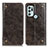 Custodia Portafoglio In Pelle Cover con Supporto M04L per Motorola Moto G60s Bronze