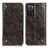 Custodia Portafoglio In Pelle Cover con Supporto M04L per Oppo A53s 5G Bronze