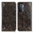 Custodia Portafoglio In Pelle Cover con Supporto M04L per Oppo A74 5G Bronze