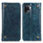 Custodia Portafoglio In Pelle Cover con Supporto M04L per Oppo Reno5 Lite Blu