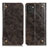 Custodia Portafoglio In Pelle Cover con Supporto M04L per Samsung Galaxy A03 Bronze