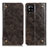 Custodia Portafoglio In Pelle Cover con Supporto M04L per Samsung Galaxy A22 4G Bronze