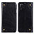 Custodia Portafoglio In Pelle Cover con Supporto M04L per Samsung Galaxy A22 4G Nero