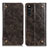 Custodia Portafoglio In Pelle Cover con Supporto M04L per Sony Xperia 10 III Lite Bronze