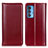 Custodia Portafoglio In Pelle Cover con Supporto M05L per Motorola Moto Edge 20 Pro 5G Rosso