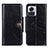 Custodia Portafoglio In Pelle Cover con Supporto M05L per Motorola Moto Edge 30 Ultra 5G Nero