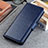 Custodia Portafoglio In Pelle Cover con Supporto M05L per Motorola Moto Edge X30 5G Blu