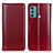 Custodia Portafoglio In Pelle Cover con Supporto M05L per Motorola Moto G40 Fusion Rosso