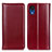 Custodia Portafoglio In Pelle Cover con Supporto M05L per Samsung Galaxy A03 Core Rosso