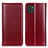 Custodia Portafoglio In Pelle Cover con Supporto M05L per Samsung Galaxy A03 Rosso