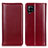 Custodia Portafoglio In Pelle Cover con Supporto M05L per Samsung Galaxy A22 4G Rosso