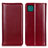 Custodia Portafoglio In Pelle Cover con Supporto M05L per Samsung Galaxy A22s 5G Rosso