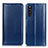 Custodia Portafoglio In Pelle Cover con Supporto M05L per Sony Xperia 10 III Lite Blu