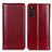 Custodia Portafoglio In Pelle Cover con Supporto M05L per Sony Xperia 10 III Lite Rosso