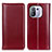 Custodia Portafoglio In Pelle Cover con Supporto M05L per Xiaomi Mi 11 Pro 5G Rosso