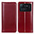 Custodia Portafoglio In Pelle Cover con Supporto M05L per Xiaomi Mi 11 Ultra 5G Rosso