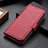 Custodia Portafoglio In Pelle Cover con Supporto M06L per Motorola Moto Edge X30 5G Rosso
