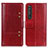 Custodia Portafoglio In Pelle Cover con Supporto M06L per Sony Xperia 1 III Rosso