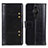 Custodia Portafoglio In Pelle Cover con Supporto M06L per Sony Xperia PRO-I Nero