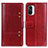 Custodia Portafoglio In Pelle Cover con Supporto M06L per Xiaomi Mi 11i 5G Rosso