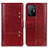 Custodia Portafoglio In Pelle Cover con Supporto M06L per Xiaomi Mi 11T Pro 5G Rosso