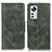 Custodia Portafoglio In Pelle Cover con Supporto M06L per Xiaomi Mi 12X 5G Verde