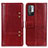 Custodia Portafoglio In Pelle Cover con Supporto M06L per Xiaomi Redmi Note 10T 5G Rosso