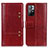 Custodia Portafoglio In Pelle Cover con Supporto M06L per Xiaomi Redmi Note 11 5G Rosso