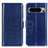 Custodia Portafoglio In Pelle Cover con Supporto M07L per Google Pixel 8 Pro 5G Blu