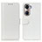 Custodia Portafoglio In Pelle Cover con Supporto M07L per Huawei Honor 60 5G Bianco