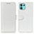 Custodia Portafoglio In Pelle Cover con Supporto M07L per Motorola Moto Edge 20 Lite 5G Bianco