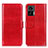 Custodia Portafoglio In Pelle Cover con Supporto M07L per Motorola Moto Edge 30 Lite 5G Rosso