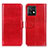 Custodia Portafoglio In Pelle Cover con Supporto M07L per Motorola Moto Edge 40 Pro 5G Rosso