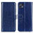 Custodia Portafoglio In Pelle Cover con Supporto M07L per Motorola Moto G50 5G Blu