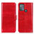 Custodia Portafoglio In Pelle Cover con Supporto M07L per Motorola Moto G50 Rosso