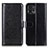 Custodia Portafoglio In Pelle Cover con Supporto M07L per Motorola Moto G72 Nero