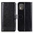 Custodia Portafoglio In Pelle Cover con Supporto M07L per Nokia C02 Nero