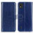 Custodia Portafoglio In Pelle Cover con Supporto M07L per Nokia C2 2nd Edition Blu