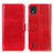 Custodia Portafoglio In Pelle Cover con Supporto M07L per Nokia C2 2nd Edition Rosso