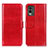 Custodia Portafoglio In Pelle Cover con Supporto M07L per Nokia C210 Rosso