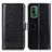 Custodia Portafoglio In Pelle Cover con Supporto M07L per Nokia XR21 Nero