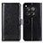 Custodia Portafoglio In Pelle Cover con Supporto M07L per OnePlus 12R 5G Nero