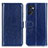 Custodia Portafoglio In Pelle Cover con Supporto M07L per OnePlus Nord CE 2 5G Blu