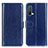 Custodia Portafoglio In Pelle Cover con Supporto M07L per OnePlus Nord CE 5G Blu