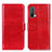 Custodia Portafoglio In Pelle Cover con Supporto M07L per OnePlus Nord CE 5G Rosso