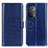 Custodia Portafoglio In Pelle Cover con Supporto M07L per OnePlus Nord N200 5G Blu