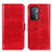 Custodia Portafoglio In Pelle Cover con Supporto M07L per OnePlus Nord N200 5G Rosso